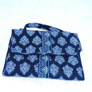 Vera Bradley Navy Calypso Travel Jewelry Case